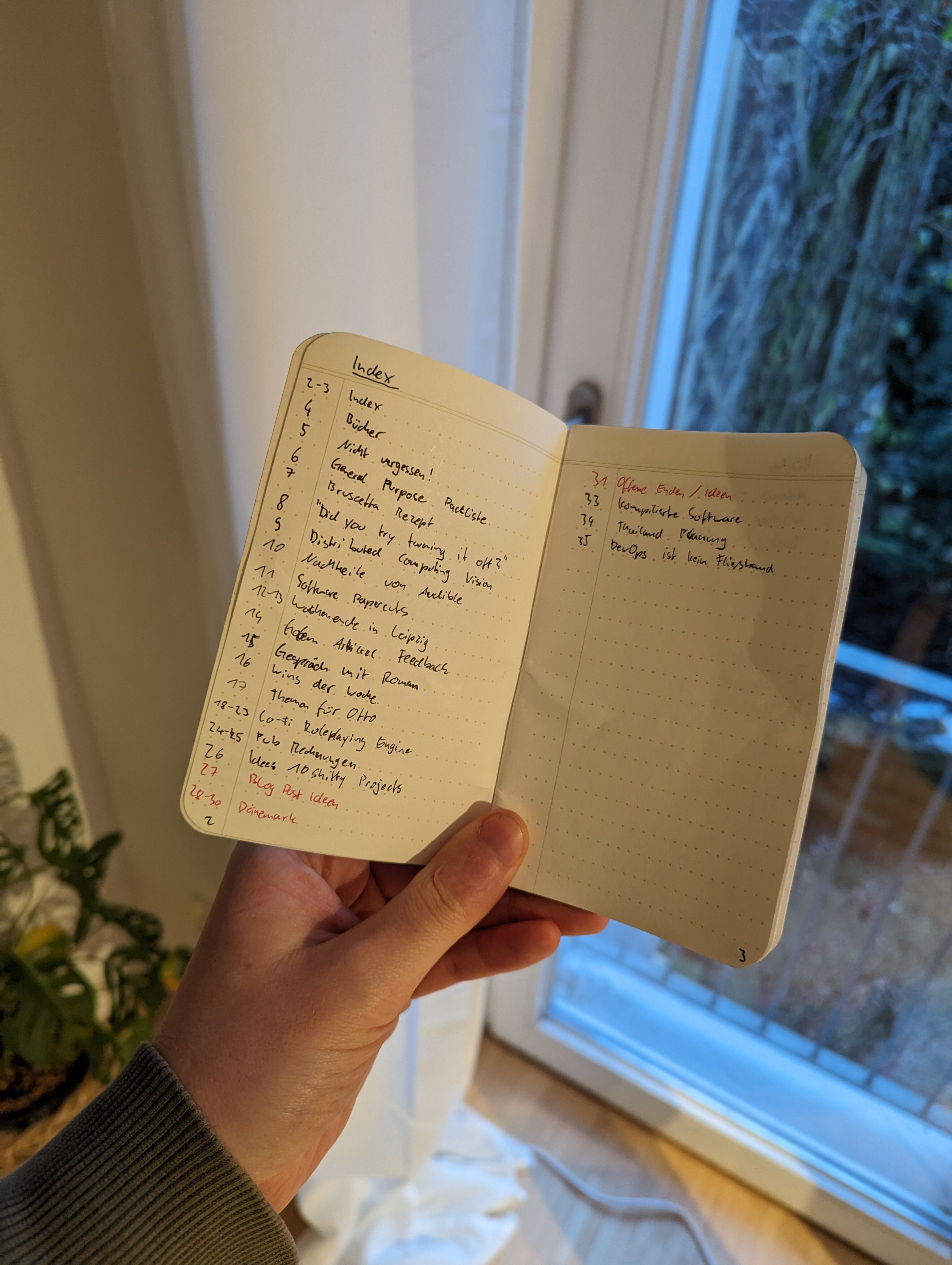 Field Notes #3 Index